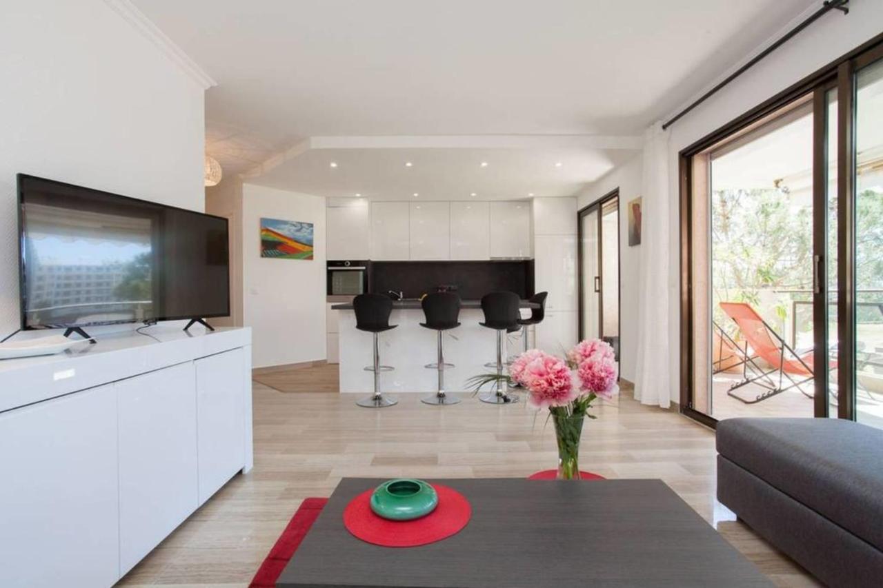 3-Room Apartment With Terrace In Palm Beach Cannes Eksteriør bilde